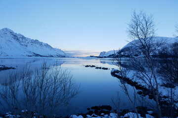 lake in winter