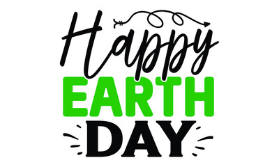 Earth Day SVG T shirt Design Template