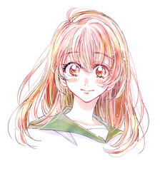 セーラー服の女子学生