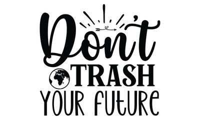 Earth Day SVG T shirt Design Template