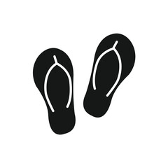 flip flops icons  symbol vector elements for infographic web