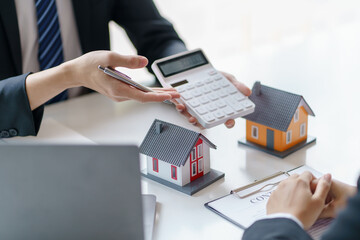Real estate agent and customer make contract to buy and sell house and land. Approval of a contract...