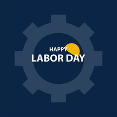Flat Happy Labor Day Background