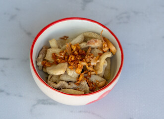 Thai Mixed River Boat Noodles Etc.