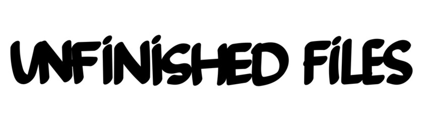 motivational words written by hand with basic colors black and white