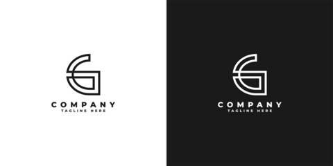Letter g logo design template vector illustration