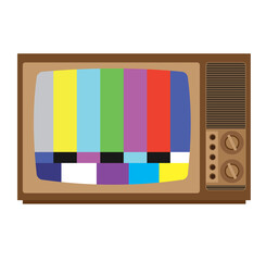 Antique television, Antique TV design vector illustration 