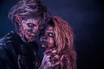 Zombies, Apocalypse, burnt people