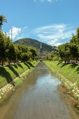 Fototapeta na wymiar Natural landscape in the city of Petrópolis, State of Rio de Janeiro, Brazil