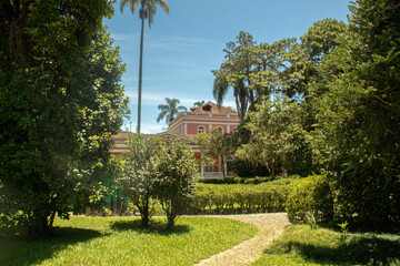 Fototapeta premium Building in the city of Petrópolis, State of Rio de Janeiro, Brazil