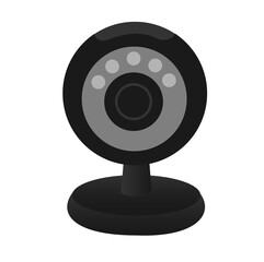 camera isolated on white