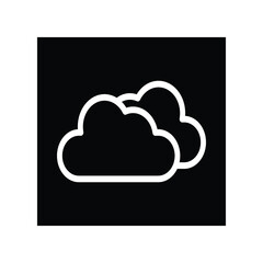 Cloudy weather icon