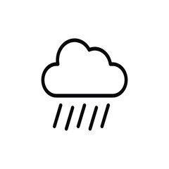 Raining icon vector