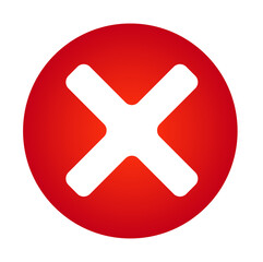 Obraz premium red cross icon