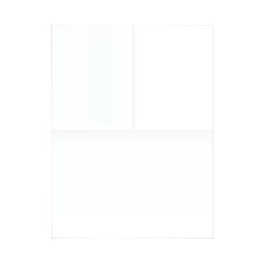 A4 Blank Paper isolated on a white background