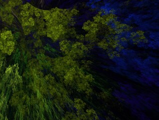Imaginatory fractal abstract background Image