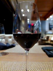 Wine Glass on a table