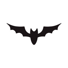 bat vector icon logo Halloween character ghost illustration cartoon symbol graphic