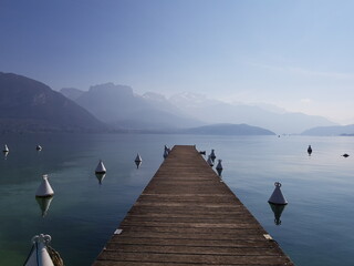 Lac Annecy - Vue ponton