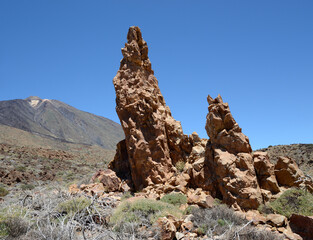 roques de garcia und pico del  teide, teneriffa