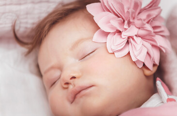 Cute Baby Girl Sleeping