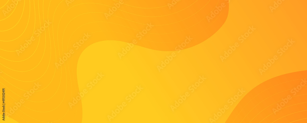Poster modern colorful gradient background with wave lines