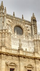 Cathédrale Notre-Dame du Siège de Séville et la giralda en Andalousie