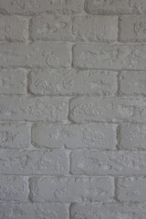 White brick wall is a great background for a cozy interior of the house