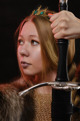 young viking woman