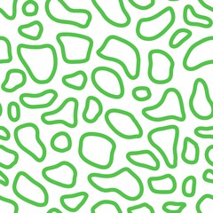 Cute seamless pattern with hand drawn animalistic shapes. Childish style vector background. Fresh modern geo print