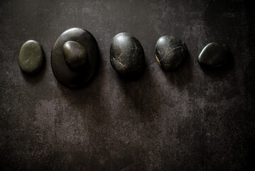 dark stones