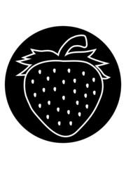 Kreis Leckere Erdbeere 