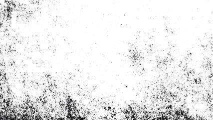 Fototapeta na wymiar Small uneven spots and particles of debris. Abstract vector texture. Distressed uneven background. Grunge texture overlay with fine grains isolated on white background. Vector illustration. EPS10.