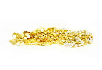 golden tinsel for the new year