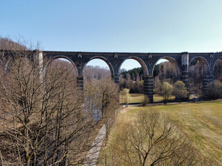 Hetzdorfer Viadukt in Sachsen Erzgebirge