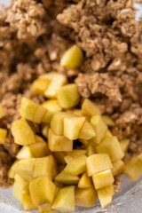 Apple oatmeal cookies