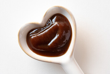 Steak Sauce in a Heart Shape