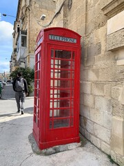 Obraz premium red phone box Malta 