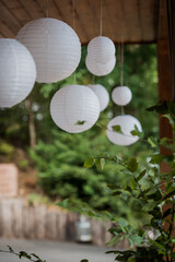 Gartenfest mit Lampions