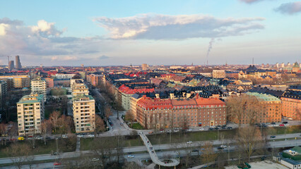 Aerial image - Stockholm, Sweden - February 2020