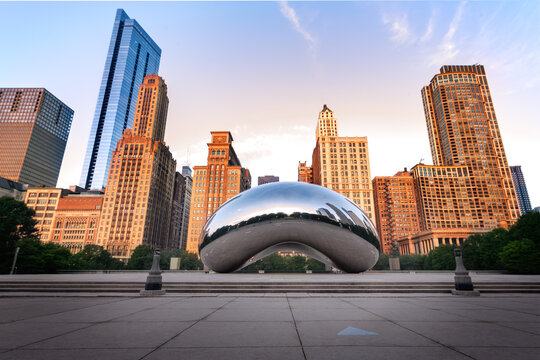 Chicago city reflects