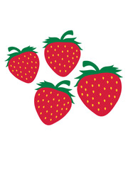 4 Leckere Erdbeere 