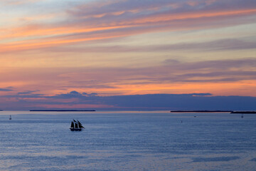 Key west sunset Florida USA summer