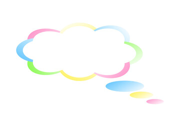 カラフル吹き出し