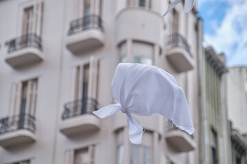 National Day of Remembrance for Truth and Justice in Argentina, white scarf.