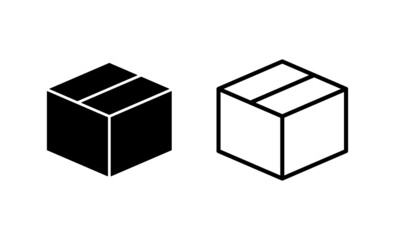 Box icon vector. box sign and symbol, parcel, package