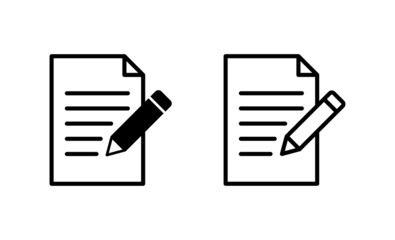 Note icon vector. notepad sign and symbol