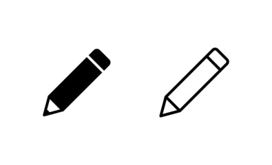 Pencil icon vector. pen sign and symbol. edit icon vector
