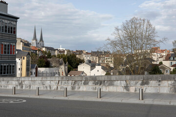 View of downtown Pau, France
