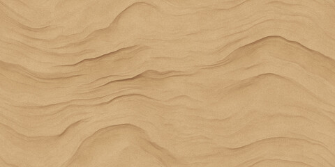 Fototapeta na wymiar Seamless white sandy beach or desert sand dunes tileable texture. Boho chic light brown clay colored summer repeat pattern background. A high resolution 3D rendering.